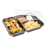 RECIPIENTI TAKE AWAY ECO   24,2x18,2x4,5 CM NERO PP (400 UNITÀ)