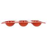 STAMPO MEZZA SFERA Ø 7x3,5 CM   17,5x30 CM ROSSO SILICONE (1 UNITÀ)