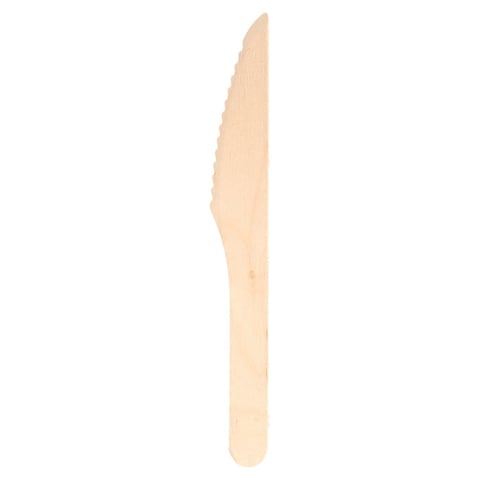 COLTELLO WOOD 'MAKAN'  16,4 CM NATURALE LEGNO (100 UNITÀ)