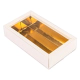 SCATOLE CIOCCOLATI   14,5x7,5x3,5 CM BIANCO CARTONE (50 UNITÀ)