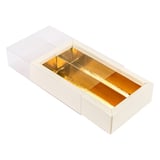 SCATOLE CIOCCOLATI   14,5x7,5x3,5 CM BIANCO CARTONE (50 UNITÀ)