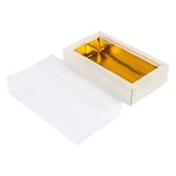 SCATOLE CIOCCOLATI   14,5x7,5x3,5 CM BIANCO CARTONE (50 UNITÀ)