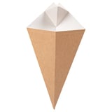 CONI PER FRITTI THEPACK 250 G 16,5x27 CM NATURALE/BIANCO CARTONE NANO-MICRO (1200 UNITÀ)