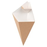 CONI PER FRITTI THEPACK 250 G 16,5x27 CM NATURALE/BIANCO CARTONE NANO-MICRO (1200 UNITÀ)
