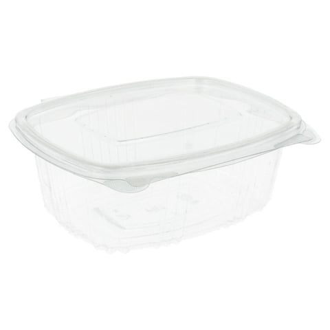 CONTENITORE CON COPERCHIO  500 ML 14,5x11,5x5,4 CM TRASPARENTE RPET (500 UNITÀ)