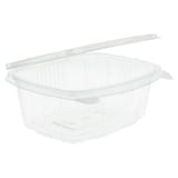 CONTENITORE CON COPERCHIO  500 ML 14,5x11,5x5,4 CM TRASPARENTE RPET (500 UNITÀ)