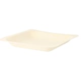 PIATTO QUADRATO WOOD  14x14x2 CM NATURALE LEGNO (50 UNITÀ)