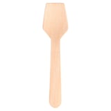 CUCCHIAINO GELATI WOOD  9,5 CM NATURALE LEGNO (100 UNITÀ)