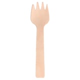 FORCHETTA - CUCCHAIO WOOD  10,5 CM NATURALE LEGNO (100 UNITÀ)