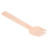 FORCHETTA - CUCCHAIO WOOD  10,5 CM NATURALE LEGNO (100 UNITÀ)