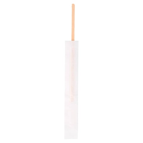 PALETTINA CAFFE IMBUSTATI SINGOLI WOOD  0,6x14x0,1 CM NATURALE LEGNO (500 UNITÀ)