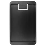 VASSOI CONTI CON PINZA   20x12x1 CM NERO ABS (1 UNITÀ)