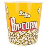 RECIPIENTI PER POPCORN  3900 ML 260 +20 PE G/M2 Ø 18,5/14,5x19,5 CM CARTONE (300 UNITÀ)