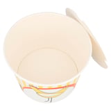 CONTENITORI PER POLLO +COPERCHIO  1920 ML 13PE + 320 +18PE G/M2 Ø 16,8/13,9x12,3 CM BIANCO CARTONE (300 UNITÀ)
