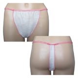 TANGA DONNA   ROSA SPUNBOND (100 UNITÀ)