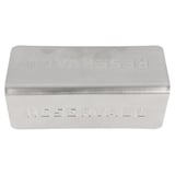 SEGNATAVOLO "RESERVADO"   12x5,4x5,9 CM ARGENTO ACCIAIO INOX (1 UNITÀ)