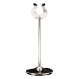 PINZA PER NUMERI DA TAVOLA   Ø7,2x19,5 (h) CM ARGENTO ACCIAIO INOX (1 UNITÀ)