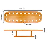 ESPOSITORE 20 CONI BAMBOO  50x14,7x9 CM NATURALE BAMBÙ (1 UNITÀ)