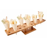 ESPOSITORE 20 CONI BAMBOO  50x14,7x9 CM NATURALE BAMBÙ (1 UNITÀ)