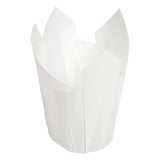 PIROTTINI MUFFIN TULIP  50 G/M2 Ø 5x5,5/8 CM BIANCO PERGAMANA ANTIGRASSI (1000 UNITÀ)