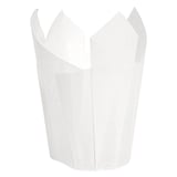 PIROTTINI MUFFIN TULIP  50 G/M2 Ø 5x5,5/8 CM BIANCO PERGAMANA ANTIGRASSI (1000 UNITÀ)