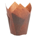 PIROTTINI MUFFIN TULIP  50 G/M2 Ø 5x5,5/8 CM MARRONE PERGAMANA ANTIGRASSI (1000 UNITÀ)