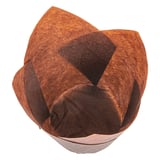 PIROTTINI MUFFIN TULIP  50 G/M2 Ø 5x5,5/8 CM MARRONE PERGAMANA ANTIGRASSI (1000 UNITÀ)