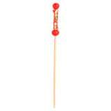 SPIEDINI "PERLA" BAMBOO  12 (h) CM ROSSO BAMBÙ (100 UNITÀ)