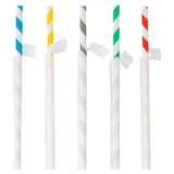 CANUCCE A STRISCE IMBUSTATI PAPER  Ø0,60x20 CM COLORI VARIE CARTA (3000 UNITÀ)