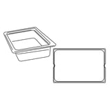 CONTENITORE GASTRONORM 1/1  7,7 L 53x32,5x6 CM ARGENTO ACCIAIO INOX (1 UNITÀ)