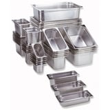 CONTENITORE GASTRONORM 1/1  7,7 L 53x32,5x6 CM ARGENTO ACCIAIO INOX (1 UNITÀ)