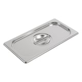 TAPPO 1/3 PER CODICI 181.70/71   32,5x18 CM ARGENTO ACCIAIO INOX (1 UNITÀ)