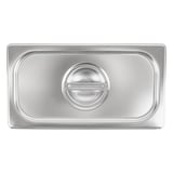 TAPPO 1/3 PER CODICI 181.70/71   32,5x18 CM ARGENTO ACCIAIO INOX (1 UNITÀ)