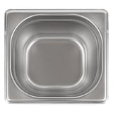 CONTENITORE GASTRONORM 1/6  1,9 L 17,6x16,2x15 CM ARGENTO ACCIAIO INOX (1 UNITÀ)