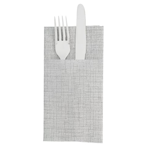 TOVAGLIOLI CANGURO 'DRY COTTON' 55 G/M2 40x40 CM GRAFITE AIRLAID (700 UNITÀ)