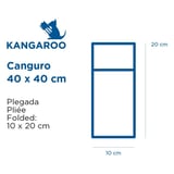 TOVAGLIOLI CANGURO 'DRY COTTON' 55 G/M2 40x40 CM GRAFITE AIRLAID (700 UNITÀ)