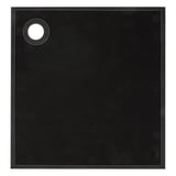 12 U. PANNI ROTTOLO 'CUBI-DRAP'  40x40 CM NERO COTONE (1 UNITÀ)