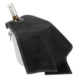 12 U. PANNI ROTTOLO 'CUBI-DRAP'  40x40 CM NERO COTONE (1 UNITÀ)