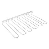 RACK PER COPPE 5 FILE   44,7x31x5,5 CM ARGENTO ACCIAIO INOX (1 UNITÀ)