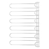 RACK PER COPPE 5 FILE   44,7x31x5,5 CM ARGENTO ACCIAIO INOX (1 UNITÀ)