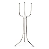 PORTASECCHIELLO   33x27x76 CM ARGENTO ACCIAIO (1 UNITÀ)
