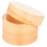 MINI SCATOLE TAPPO + CAPSULA WOOD 50 ML Ø 5x3,5 CM NATURALE LEGNO (200 UNITÀ)