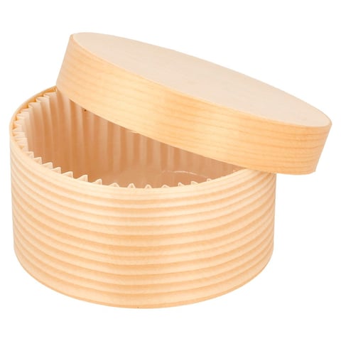 MINI SCATOLE TAPPO + CAPSULA WOOD 150 ML Ø 8x4 CM NATURALE LEGNO (200 UNITÀ)