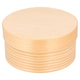 MINI SCATOLE TAPPO + CAPSULA WOOD 150 ML Ø 8x4 CM NATURALE LEGNO (200 UNITÀ)