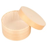 MINI SCATOLE TAPPO + CAPSULA WOOD 150 ML Ø 8x4 CM NATURALE LEGNO (200 UNITÀ)