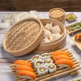 RECIPIENTE MAXI DIM-SUN BAMBOO  Ø 20x6 CM NATURALE BAMBÙ (4 UNITÀ)