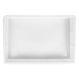 CONTENITORE IMPILABILE PER IMPASTO PIZZA  15 L 60x40x9 CM BIANCO HDPE (1 UNITÀ)