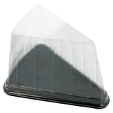 300 U. RECIPIENTI TRIANGOLARI PER DOLCI OPS   12,4x8,75x8,2CM TRASPARENTE PET (300 UNITÀ)