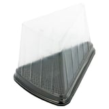 300 U. RECIPIENTI TRIANGOLARI PER DOLCI OPS   12,4x8,75x8,2CM TRASPARENTE PET (300 UNITÀ)