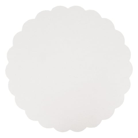 BASE PER TORTA  300 G/M2 Ø 27 CM BIANCO CARTONE (250 UNITÀ)